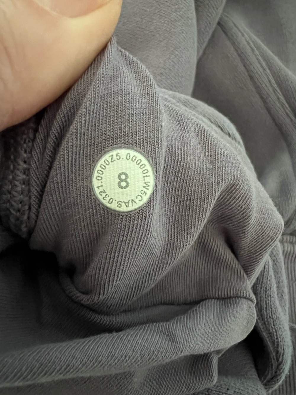 Lululemon scuba purple jogger pant - Picture 2 of 4